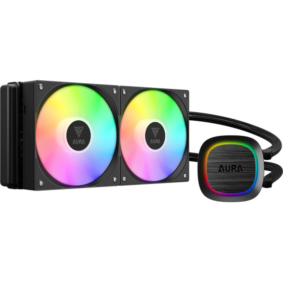Gamdias Water Cooling 240mm - AURA GL240 v2 - aRGB - (GAMDIAS-AURA-GL240-V2)