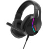 Marvo Gaming Headphones H8618 Black - 50mm, USB, RGB - (MARVO-H8618-BK)