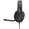 Marvo Gaming Headphones H8618 Black - 50mm, USB, RGB - (MARVO-H8618-BK)