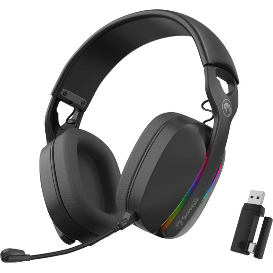 Marvo Gaming Headphones Pulz 70W - Bluetooth, 2.4G - -HG9086W - (MARVO-HG9086W)