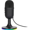Marvo Gaming USB Microphone - MIC-06 Black - USB, RGB - (MARVO-MIC-06-BK)