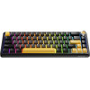 Marvo Wireless Gaming Mechanical keyboard Titan 65 - KG984W Black - Banana Crystal [Linear] - (MARVO-KG984W-BK)