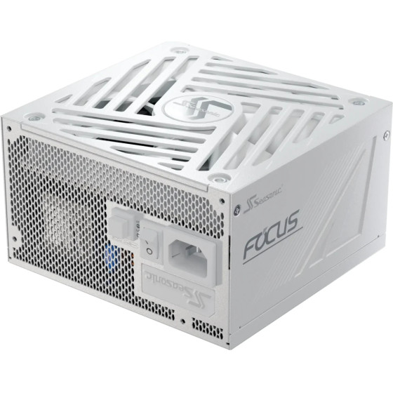 Seasonic PSU ATX 3.1 1000W Gold, Full Modular, PCIe 5.1 - (FOCUS-GX-1000-V4-WHITE)