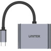 Unitek Docking Station Type-C 4-in-1 - uHUB Q4+ Lite - USB-C PD100W x 1, HDMI x 1, VGA, USB2.0 x 1 - (D1049A)