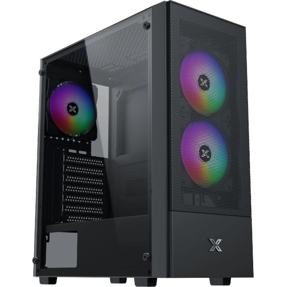 Xigmatek Case ATX - Hero II Air 3F - RGB, Tempered Glass - (EN41655)