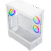 Xigmatek Case EATX - Alphard Arctic - 6 ARGB fans - (EN43833)