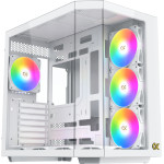 Xigmatek Case EATX - Cubi II Arctic - 7 ARGB Fans - (EN45493)