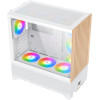 Xigmatek Case EATX - Endorphin WD Arctic, Addressable RGB, Wood - (EN42218)