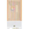 Xigmatek Case EATX - Endorphin WD Arctic, Addressable RGB, Wood - (EN42218)
