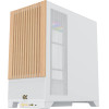 Xigmatek Case EATX - Endorphin WD Arctic, Addressable RGB, Wood - (EN42218)