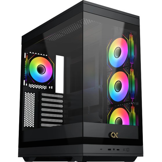 Xigmatek Case EATX - Meta - 4 x 120 mm ARGB fans - (EN45066)
