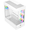 Xigmatek Case EATX - Meta Arctic - 4 x 120 mm ARGB fans - (EN45073)