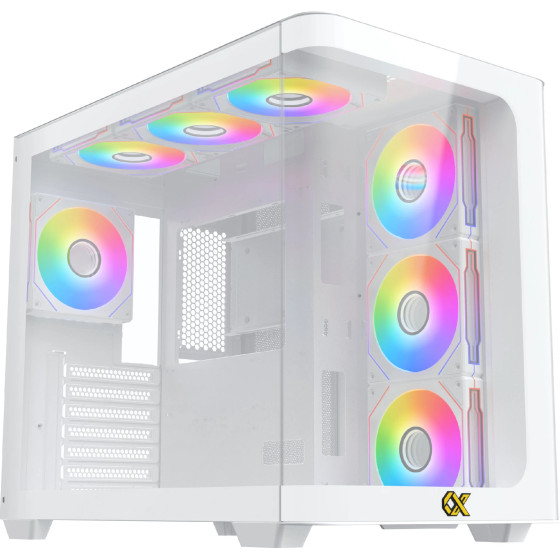 Xigmatek Case EATX - Pano Arctic - 7 ARGB Fans - (EN44267)