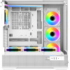 Xigmatek Case EATX - Vision Arctic - 7 ARGB Fans, LCD Display Panel, Smart Fan Control - (EN45219)