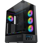 Xigmatek Case EATX - Vision Pro - 8 ARGB Fans, LCD Display Panel, Smart Fan Control - (EN45158)