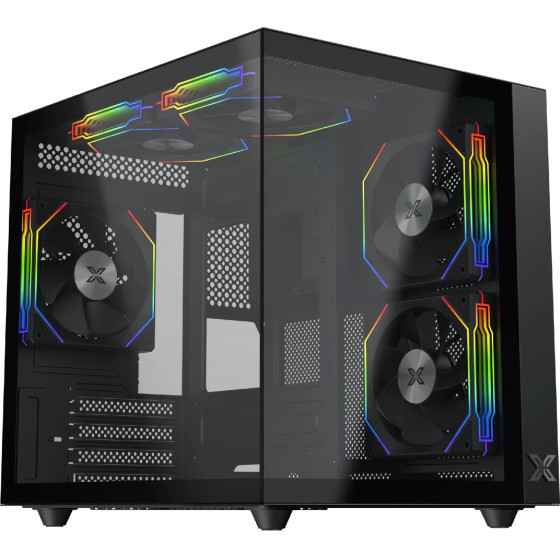 Xigmatek Case mATX - Aqua M Lite - 5 ARGB Fans - (EN44410)