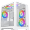 Xigmatek Case mATX - Aqua M Lite Arctic - 5 ARGB Fans - (EN44427)