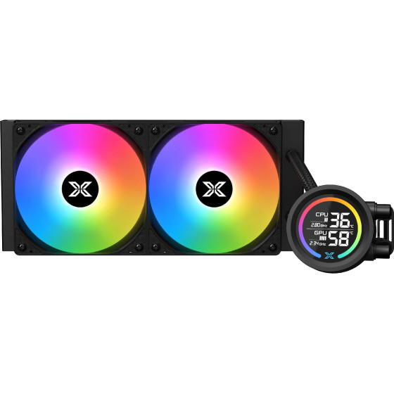 Xigmatek Water Cooling LK 240 Digital - LED Display, A-RGB - (EN45929)