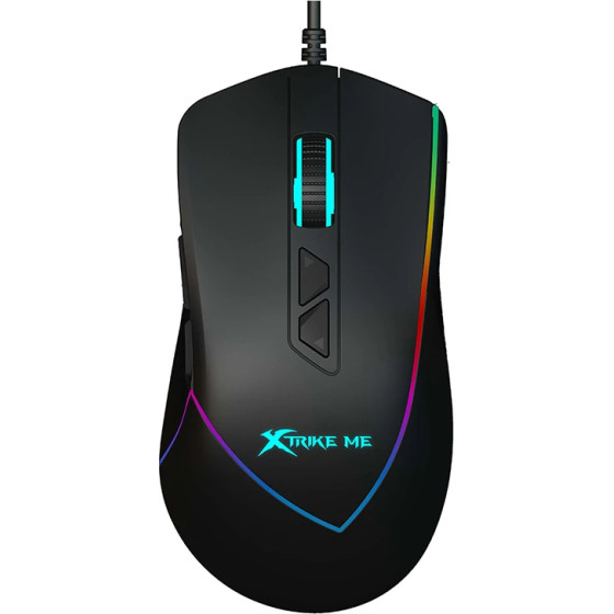 Xtrike ME Gaming Mouse GM-320 Black -12800dpi, RGB - (XTRM-GM-320-BK)