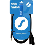 Sound Station Quality (SSQ) Ssq MIXLR3 - Cable Jack Stereo 3,5 Mm - 2x Xlr 3 m - (SS-1817)