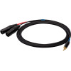 Sound Station Quality (SSQ) Ssq MIXLR3 - Cable Jack Stereo 3,5 Mm - 2x Xlr 3 m - (SS-1817)