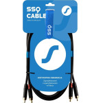 Sound Station Quality (SSQ) Ssq RCARCA3 - Cable 2x Rca - 2x Rca - 3 m, Black - (SS-1433)
