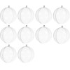 Ruhhy Transparent Baubles 12cm Set Of 10 22279 - (16925-0)