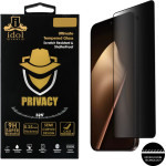 Idol 1991 Tempered Glass Xiaomi 15T Pro 5G 6.83'' 9H 0.25mm Privacy Antispy Semi Curved Full Glue BLACK