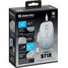Defender Wireless Mouse Stix GM-009 Rf White 3200dPi 7P - (52009)