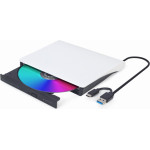 Gembird External Usb Dvd drive, black-White - (DVD-USB-031-BW)