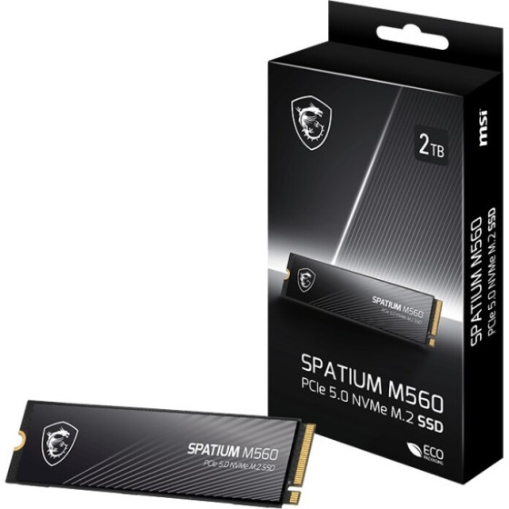 MSI Spatium M560 Pcie 5.0 Nvme M.2 2 Tb Pci Express 5.0 3D Nand - (S78-440Q940-P83)