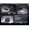 Usams ��������� ������ CC265, Usb & 2x USB-C, 67W, GaN, ������ - (CC265TC01)