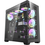 Darkflash Case Atx - DS900 Black - 7 x 120 Mm A-Rgb Fans included, USB-C - (DS900-7F-BK)