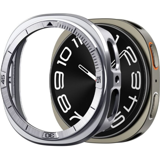 Spigen Bezel Tune Pro Pilot Samsung Galaxy Watch 8 (44 MM) Silver - (ACS10011)