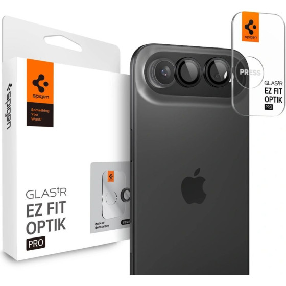 Spigen Oslona Aparatu Optik Pro GLAS.Tr ''Ez FIT'' Camera Protector 2-Pack Iphone Air Black - (AGL09863)