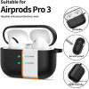 Tech-Protect Silicone Hook Apple Airpods Pro 3 BLACK