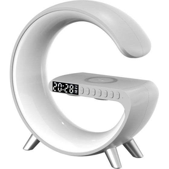 Beline Multifunctional Lamp Majesticline With Alarm Clock And Bluetooth Speaker Whitezapytaj Chat - (ML-SL-01)