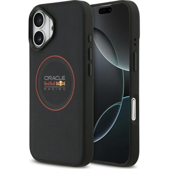 Red Bull Case Meshed Red Ring & Metal Buttons Magsafe For Iphone 17 Navy - (RBHMP17S24PUILVR)