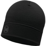 Buff Merino Lightweight Beanie Solid Black Onesize Cap Standard - (113013.999.10.00)