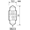 Lampa �������� ����������� 12/24V 12x31mm 140/120lm 6.500K ������ ���/��� Led CAN-Bus PRO-User Series 1��� - (57583)