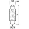 Lampa �������� ����������� 12/24V 12x36mm 240/220lm 6.500K ������ ���/��� Led CAN-Bus PRO-User Series 1��� - (57584)