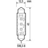 Lampa �������� ����������� 12/24V 12x41mm 260/220lm 6.500K ������ ���/��� Led CAN-Bus PRO-User Series 1��� - (57585)