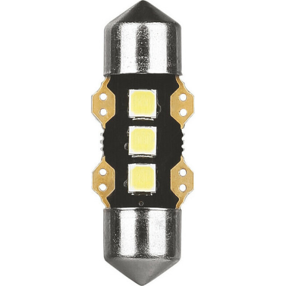 Lampa �������� ����������� 12V 11x31mm 110/90lm 6.500K ������ ����������� Led ULTRA-Lumen Series 1���. - (57580)
