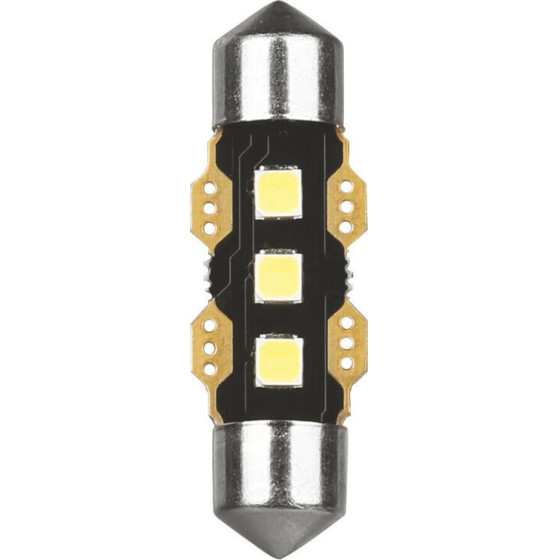 Lampa �������� ����������� 12V 11x36mm 130/110lm 6.500K ������ ����������� Led ULTRA-Lumen Series 1���. - (57581)