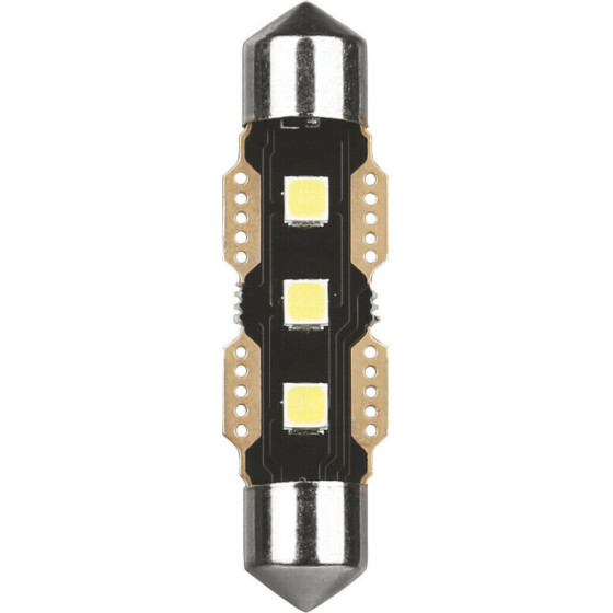 Lampa �������� ����������� 12V 11x41mm 150/130lm 6.500K ������ ����������� Led ULTRA-Lumen Series 1���. - (57582)