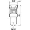Lampa R5W 12/24V BA15d 3480/800lm+2730/760lm 6.500K ������ ����������� Led CAN-Bus PRO-User Series 1���. - (58574)