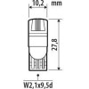 Lampa T10 W5W 12V W2,1x9,5d 250/200lm 6.500K ������ ����������� Led CAN-Bus ULTRA-Lumen Series 2���. - (58530)