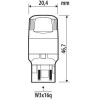 Lampa W21/5W (T20) 12V W3x16q 680/160+400/170lm 6.500K ������ ���/��� Led CAN-Bus ULTRA-Lumen Series 2���. - (58534)
