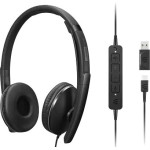 Lenovo headphones/Headset Wired Head-Band Usb Type-C Black - (4XD1M45627)
