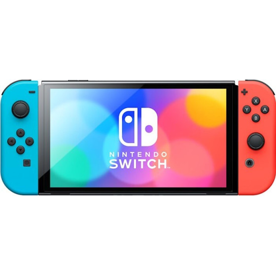 Nintendo Switch Oled Portable Game Console 17.8 Cm (7'') 64 Gb Touchscreen Wi-Fi Black, Blue, Red - (045496883409)